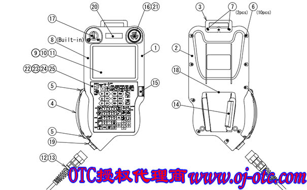 OTC機器人示教器FD19TP-DSJNC